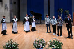 Jubileusz, szkoła, 4, nr 4, SP, Podstawowa, Kraków, Korfel-Jasińska, Honoris Gratia, 150 lat, Aud