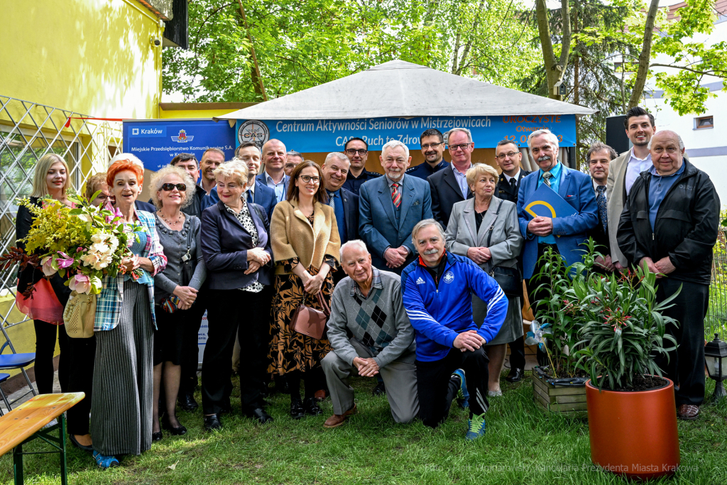 Grelecki, Majchrowski, seniorzy, CAS, Centrum Aktywności Seniorów, Mistrzejowice Nowe 6, otwarcie  Autor: P. Wojnarowski