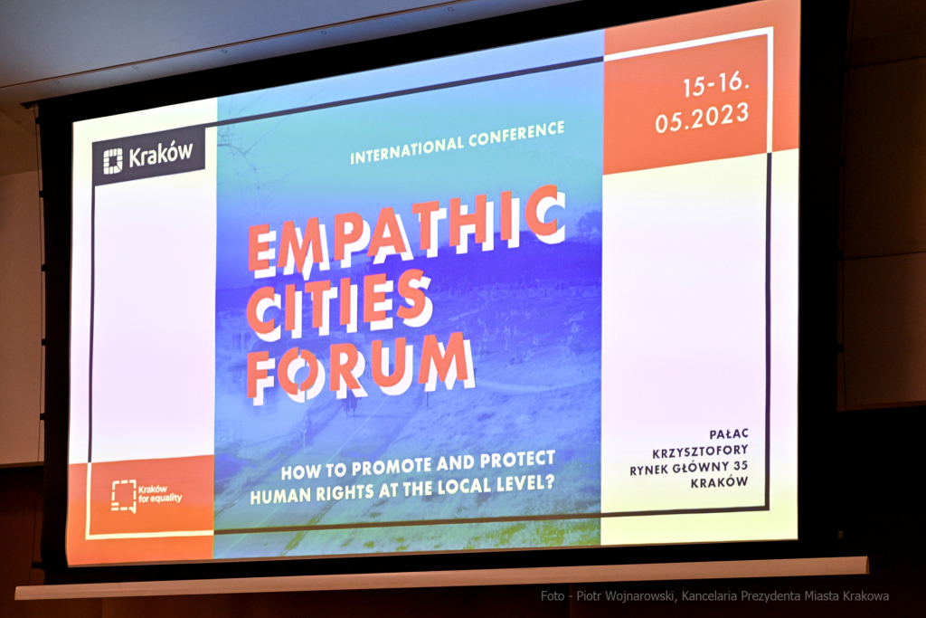Mjchrowski, Gabryś, Forum, Miast, Empatycznych, 2023, Kraków,równość, gender, emaptia, Krzyszto  Autor: P. Wojnarowski