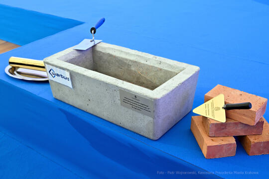 wmurowanie, kamienia, węgielnego,  Kampus, Medyczny, UJ, Prokocim, Majchrowski, Morawiecki, Wasserm