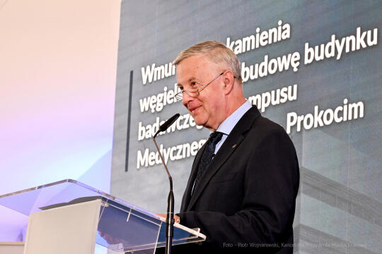 wmurowanie, kamienia, węgielnego,  Kampus, Medyczny, UJ, Prokocim, Majchrowski, Morawiecki, Wasserm