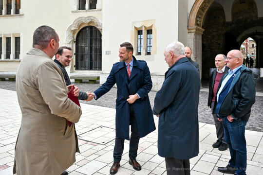 umk_5614.jpg-Wawel, Majchrowski, Noc Muzeów, inauguracja, Betlej, HG, 2023, XIX, Edycja