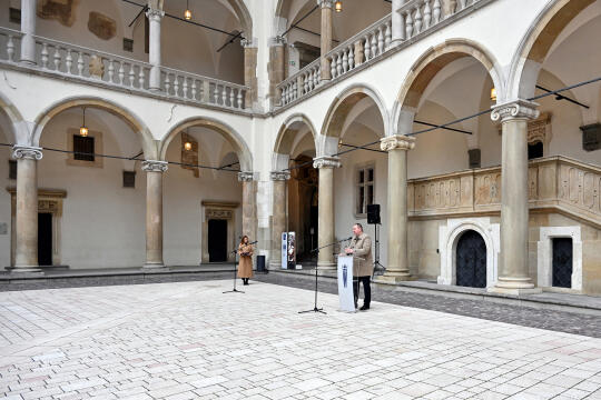 umk_5781.jpg-Wawel, Majchrowski, Noc Muzeów, inauguracja, Betlej, HG, 2023, XIX, Edycja