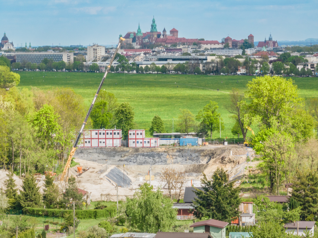 wawel 1.jpg-Krakowskie Centrum Muzyki – budowa, maj 2023