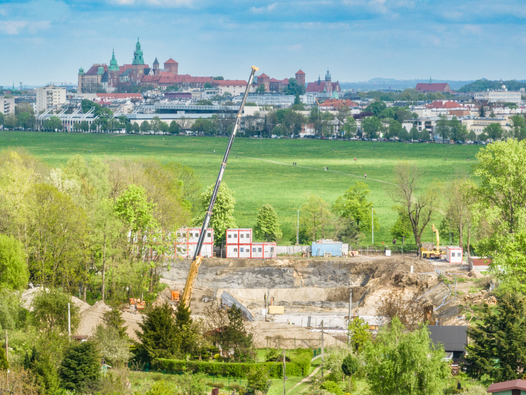 wawel.jpg-Krakowskie Centrum Muzyki – budowa, maj 2023