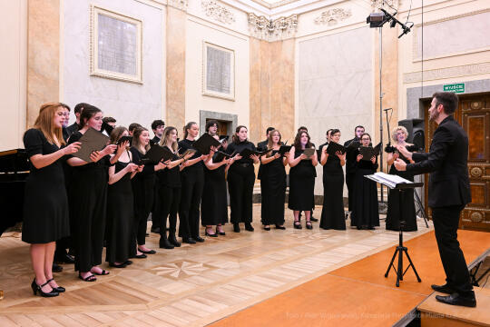 jubileusz, 50 lat, Rochester, partnerstwo, koncert, Opera, Nazareth, College, chór, koncert, aula, 