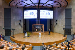 Kopernik, Muzyk, Heller, Popiel, UJ, Auditorium Maximum, Światowy, Kongres, Kopernikański, Kraków