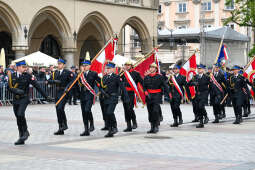 Krakowska Straż Pożarna, jubileusz, 150 lat, Rynek, Majchrowski, Bartkowiak, Kmita, Knapik, obchod