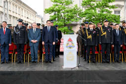 Krakowska Straż Pożarna, jubileusz, 150 lat, Rynek, Majchrowski, Bartkowiak, Kmita, Knapik, obchod