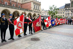 Krakowska Straż Pożarna, jubileusz, 150 lat, Rynek, Majchrowski, Bartkowiak, Kmita, Knapik, obchod