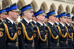 Krakowska Straż Pożarna, jubileusz, 150 lat, Rynek, Majchrowski, Bartkowiak, Kmita, Knapik, obchod