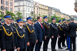 Krakowska Straż Pożarna, jubileusz, 150 lat, Rynek, Majchrowski, Bartkowiak, Kmita, Knapik, obchod