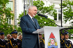 Krakowska Straż Pożarna, jubileusz, 150 lat, Rynek, Majchrowski, Bartkowiak, Kmita, Knapik, obchod