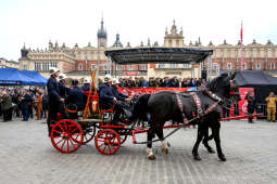 Krakowska Straż Pożarna, jubileusz, 150 lat, Rynek, Majchrowski, Bartkowiak, Kmita, Knapik, obchod