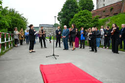 A.P. Kaczmarek, muzyk, gwiazda, żona, Bulwar, Czerwieński, odsłonięcie, Majchrowski, Twardowska-