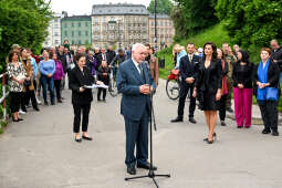 A.P. Kaczmarek, muzyk, gwiazda, żona, Bulwar, Czerwieński, odsłonięcie, Majchrowski, Twardowska-