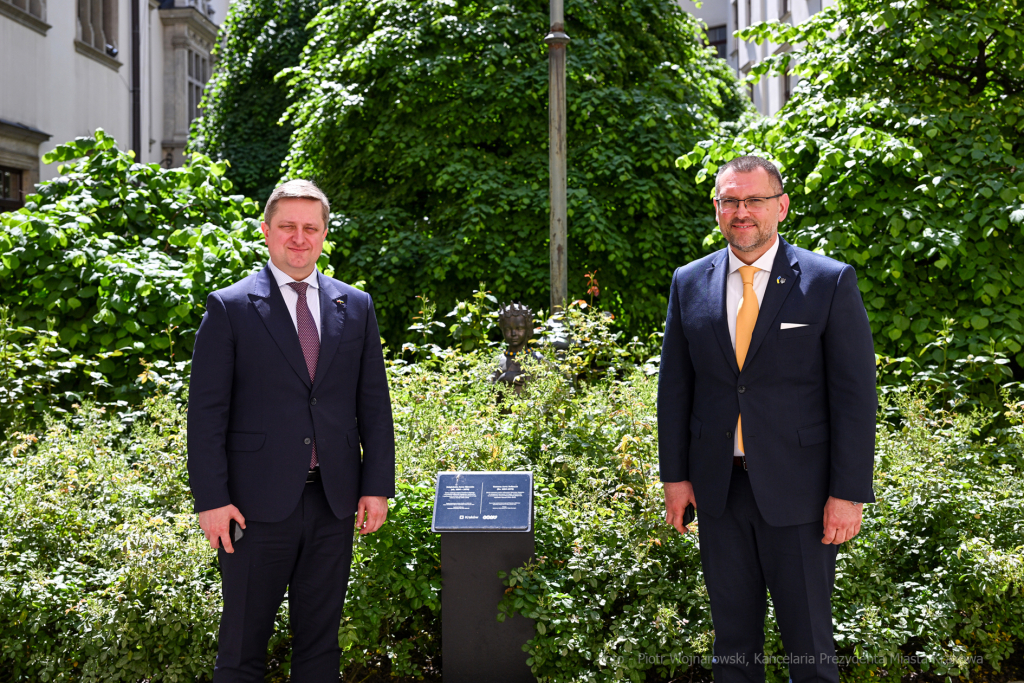 Ambasador, Ukraina, Konsul, Wasyl, Zwarycz, Konsul, Wiaczesław, Wojnarowśkyj, Majchrowski, wizyta  Autor: P. Wojnarowski