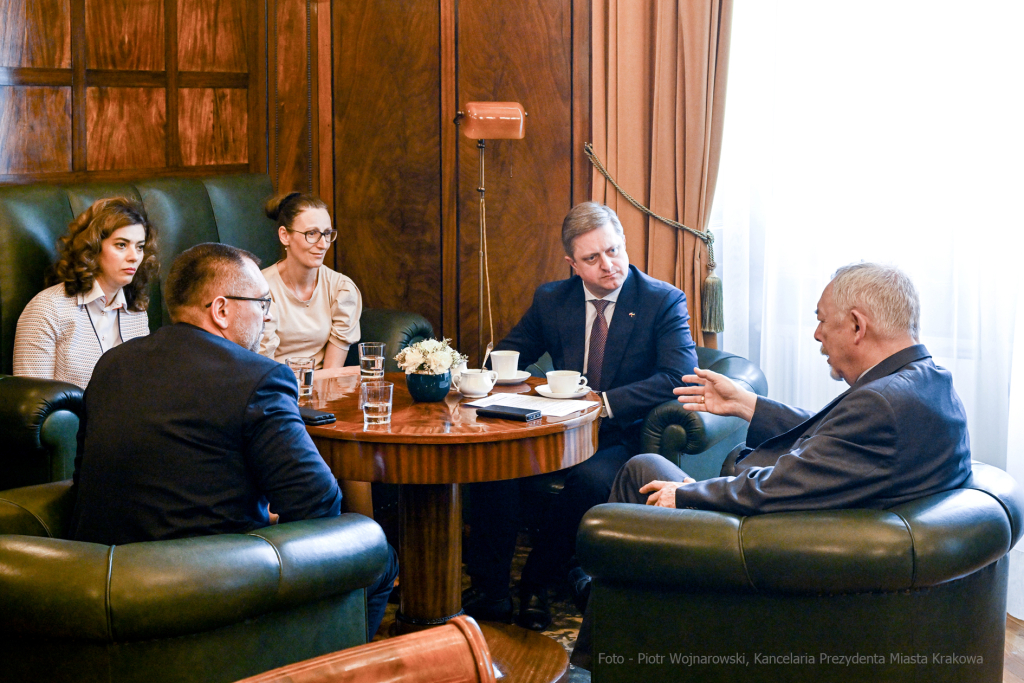 Ambasador, Ukraina, Konsul, Wasyl, Zwarycz, Konsul, Wiaczesław, Wojnarowśkyj, Majchrowski, wizyta  Autor: P. Wojnarowski