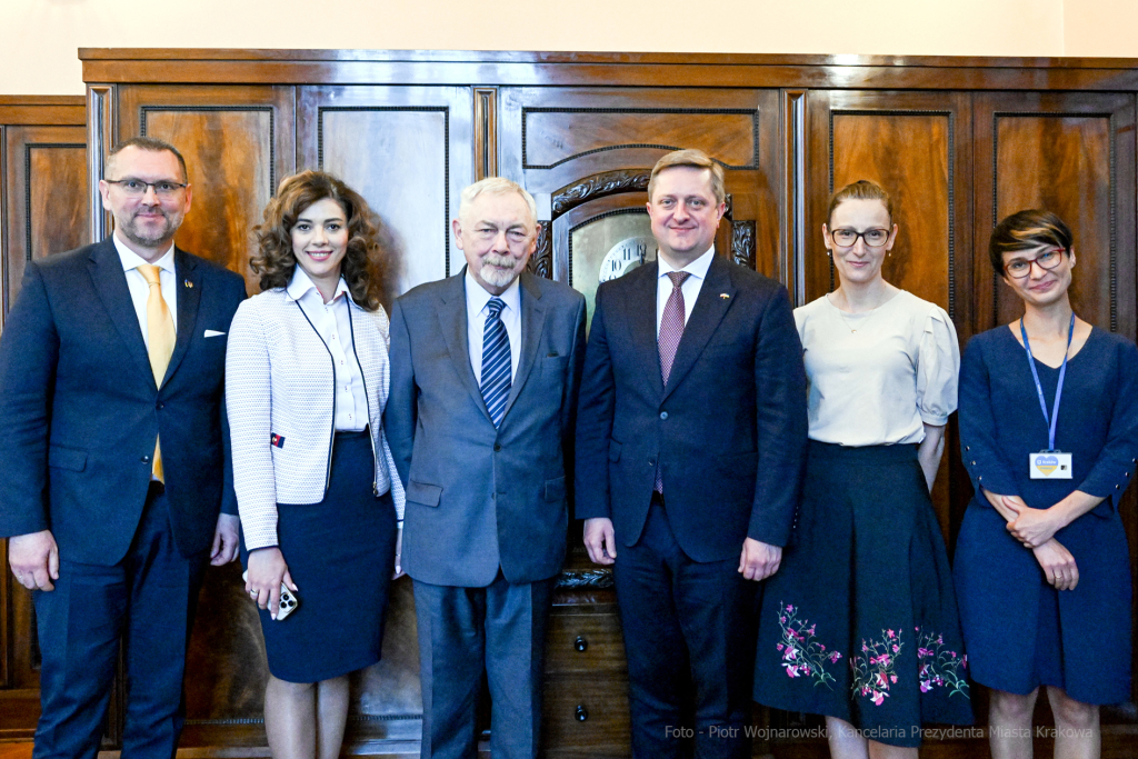 Ambasador, Ukraina, Konsul, Wasyl, Zwarycz, Konsul, Wiaczesław, Wojnarowśkyj, Majchrowski, wizyta  Autor: P. Wojnarowski