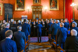 Medal 100-lecia Odzyskania Niepodległości, wręczenie, Majchrowski, Bieniek, Ostrowski, Barczyk, M