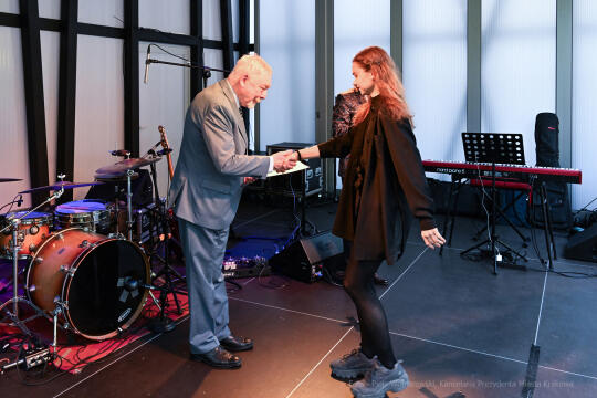 dsc_2181.jpg-stypendia, twórcze, artyści, KTO, Majchrowski, uroczystość, wręczenie