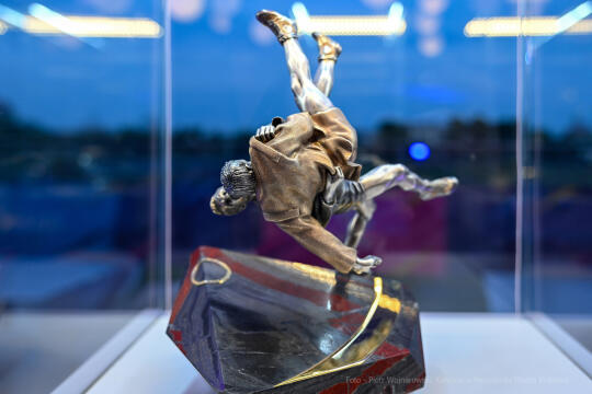 przyjęcie, bankiet, Igrzyska, Europejskie, 2023, ICE, rzeźba, powitanie, Majchrowski