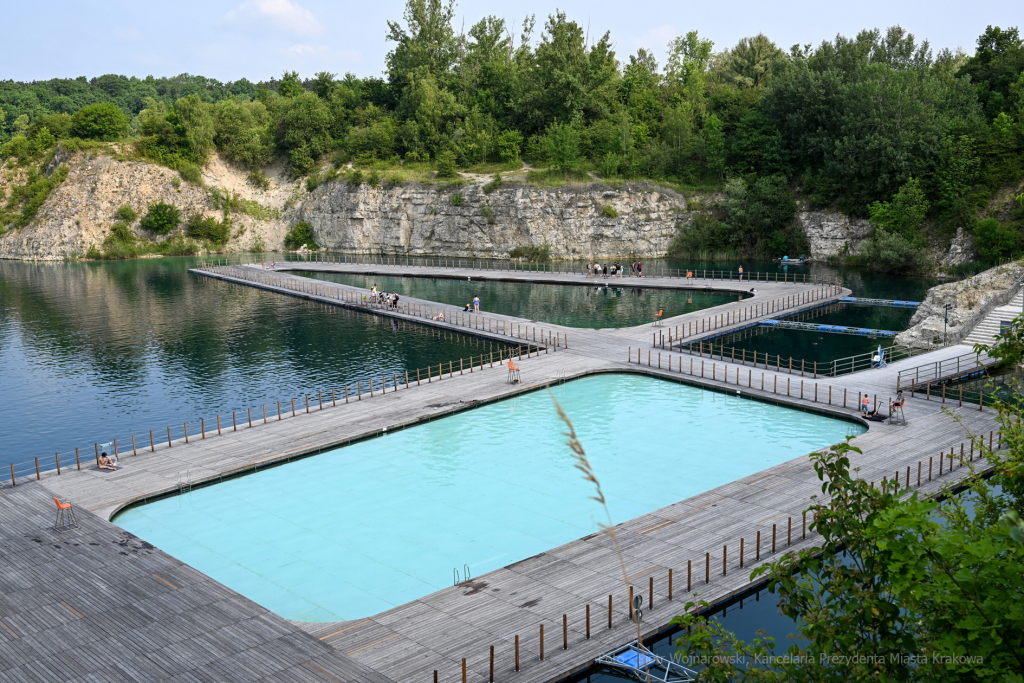 Zakrzówek, baseny, kąpielisko, otwarcie, Kosiniak, Wassermann, WOPR, Muzyk  Autor: P. Wojnarowski