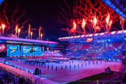 otwarcie, Igrzyska, Europejskie, Wisła, stadion, Rejmana, sport, sportowcy, Małopolska