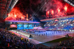 otwarcie, Igrzyska, Europejskie, Wisła, stadion, Rejmana, sport, sportowcy, Małopolska