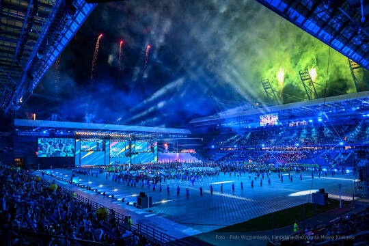 otwarcie, Igrzyska, Europejskie, Wisła, stadion, Rejmana, sport, sportowcy, Małopolska