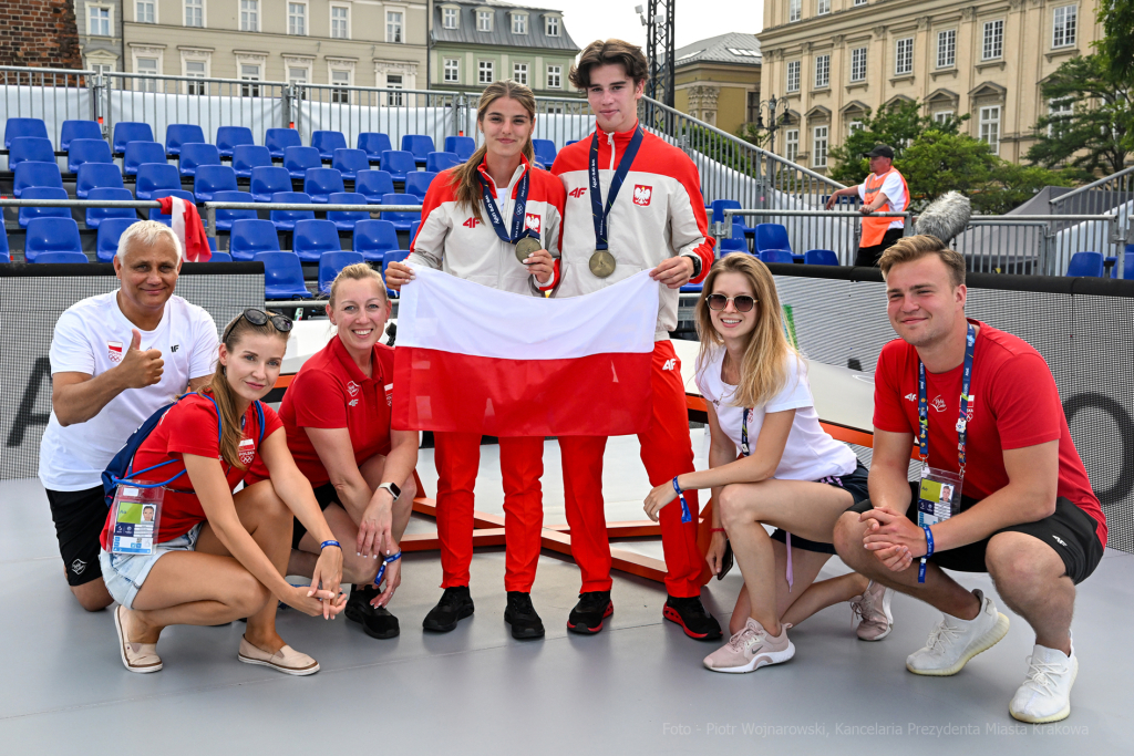 umk_3120.jpg-Teqball, Rynek Główny, Kraków, Igrzyska, Europejskie, Kozioł, finał, finały  Autor: P. Wojnarowski