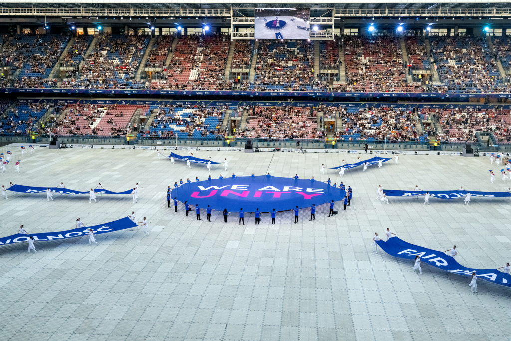 zakończenie, Igrzyska, Europejskie, Wisła, stadion, Majchrowski, Kozłowski, Kapralos  Autor: P. Wojnarowski