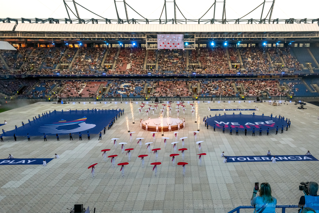 zakończenie, Igrzyska, Europejskie, Wisła, stadion, Majchrowski, Kozłowski, Kapralos  Autor: P. Wojnarowski