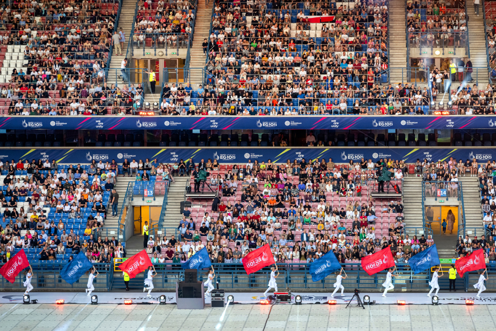 zakończenie, Igrzyska, Europejskie, Wisła, stadion, Majchrowski, Kozłowski, Kapralos  Autor: P. Wojnarowski