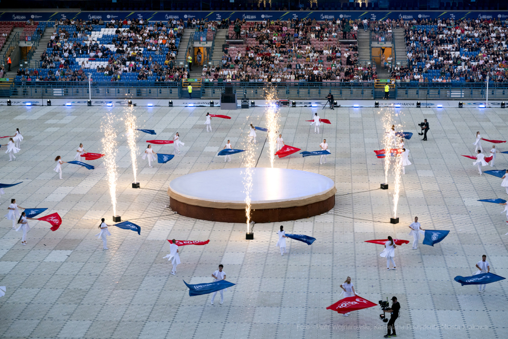 zakończenie, Igrzyska, Europejskie, Wisła, stadion, Majchrowski, Kozłowski, Kapralos  Autor: P. Wojnarowski