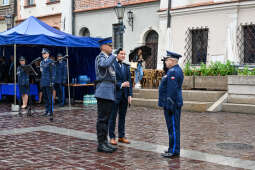 awanse,  Fryczek, Kraków, Mały Rynek, odznaczenia, pokrywa, Policja, święto policji, Nowak