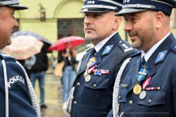 awanse,  Fryczek, Kraków, Mały Rynek, odznaczenia, pokrywa, Policja, święto policji, Nowak