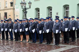 awanse,  Fryczek, Kraków, Mały Rynek, odznaczenia, pokrywa, Policja, święto policji, Nowak