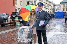 awanse,  Fryczek, Kraków, Mały Rynek, odznaczenia, pokrywa, Policja, święto policji, Nowak