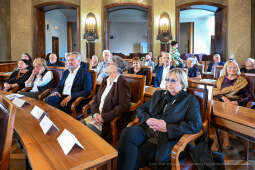 Marian, Turski, Medal za mądrość obywatelską, Zachwatowicz, Jasiński, Majchrowski, wręczenie, 