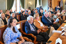 Marian, Turski, Medal za mądrość obywatelską, Zachwatowicz, Jasiński, Majchrowski, wręczenie, 