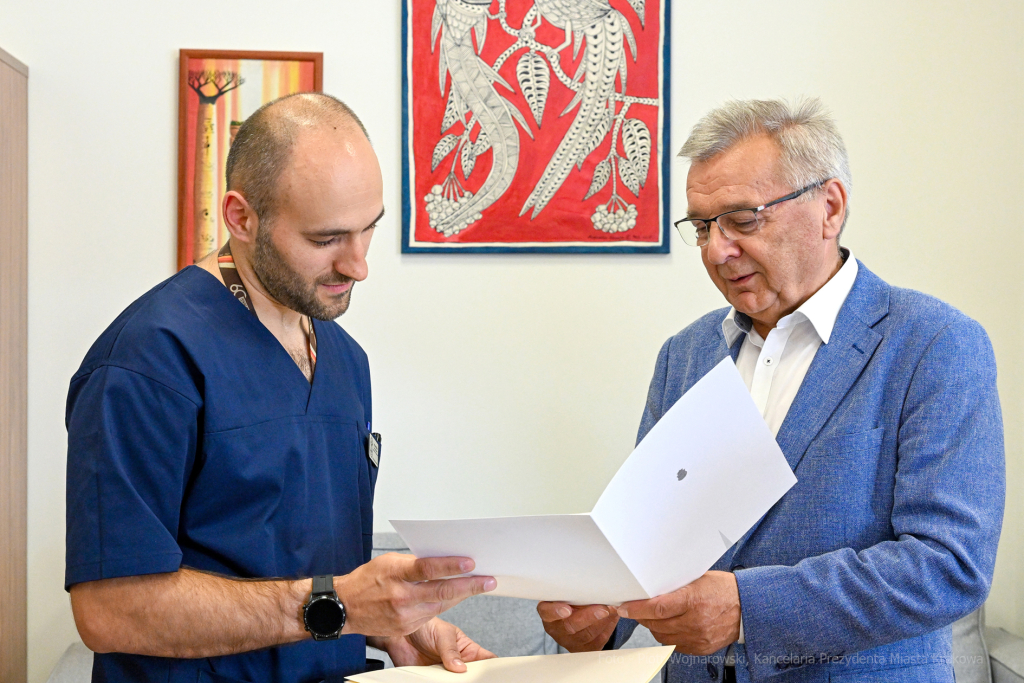 Jonasz, Waśko, pielęgniarz, ratunek, dziecko, szpital, Żeromskiego, uratował, tonącego chłopca  Autor: P. Wojnarowski