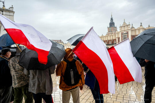 1 sierpnia, rocznica Powstania Warszawskiego, Rynek Główny, godzina W