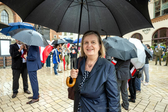 1 sierpnia, rocznica Powstania Warszawskiego, Rynek Główny, godzina W