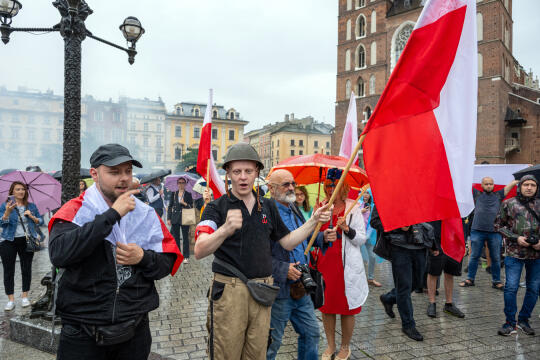 1 sierpnia, rocznica Powstania Warszawskiego, Rynek Główny, godzina W