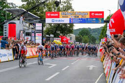 Tour de Pologne, Kraków, kolarze, Majchrowski, dekoracja, Majka, wyścig, meta, finisz, Lang