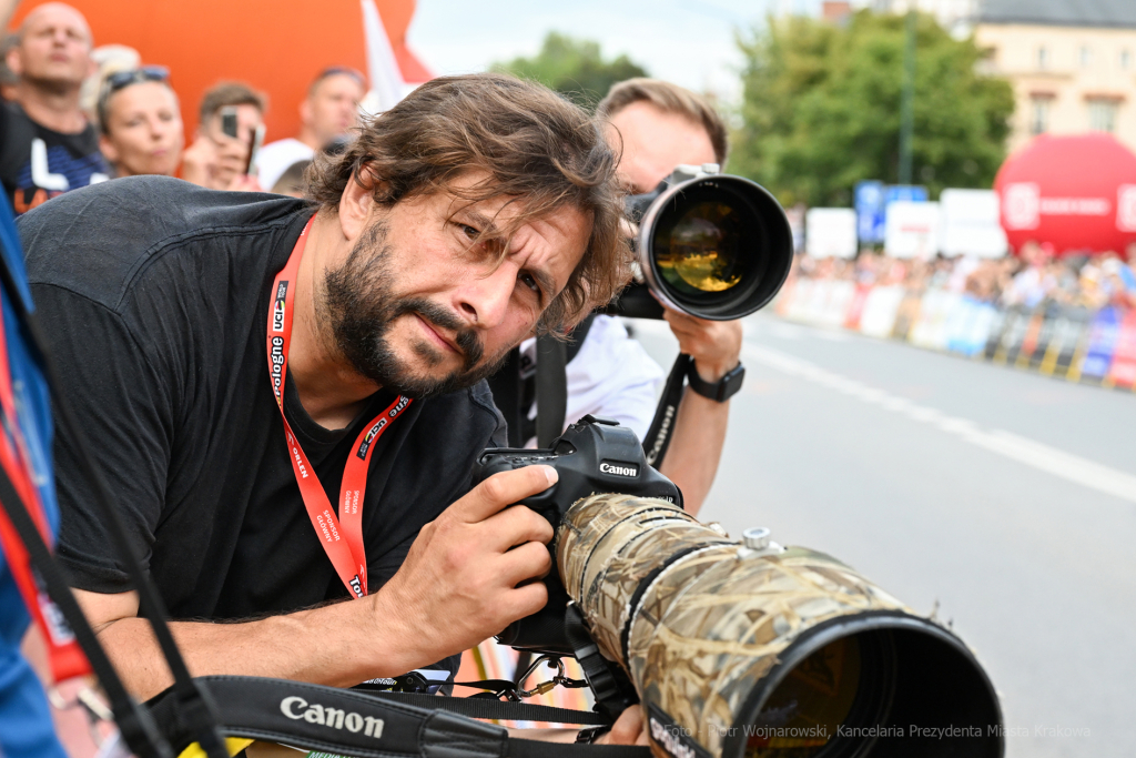 Tour de Pologne, Kraków, kolarze, Majchrowski, dekoracja, Majka, wyścig, meta, finisz, Lang  Autor: P. Wojnarowski