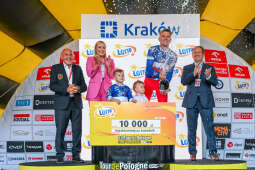 Tour de Pologne, Kraków, kolarze, Majchrowski, dekoracja, Majka, wyścig, meta, finisz, Lang