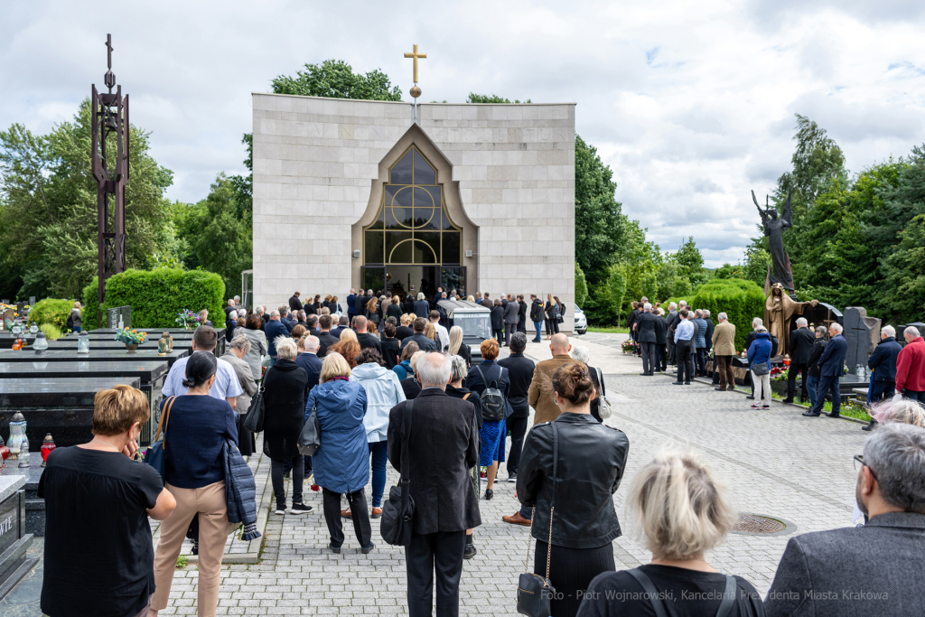 cmentarz, Kraków, pochówek, pogrzeb, Salwator, Solidarność, Starmach, Teresa, wiceprezydent  Autor: P. Wojnarowski