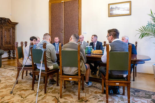 żołnierze, ukraińscy, Ukraina, rehabilitacja, Kraków, Komarewicz, Szpital, Ortopedyczno-Rehabili